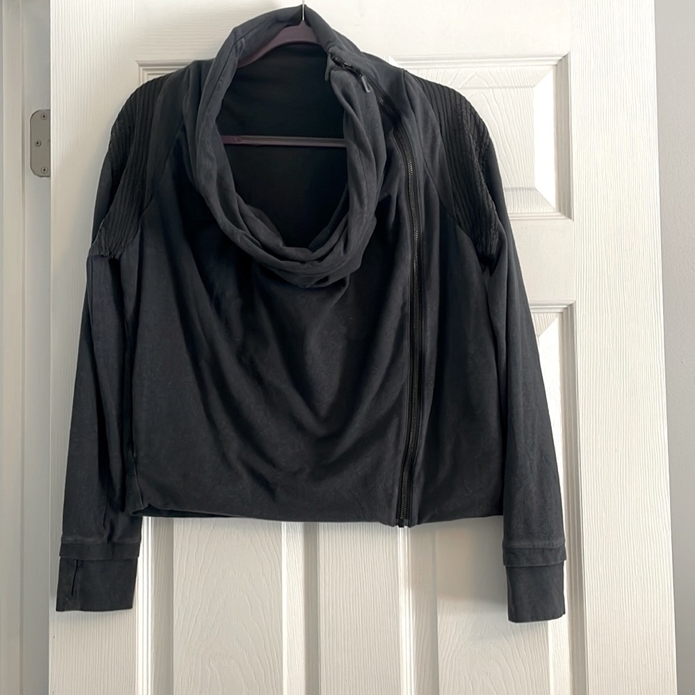Lululemon Sway Asymmetrical Moto Zip Jacket